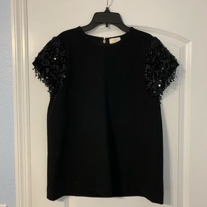 Kate Spade Sequin Fringe Top